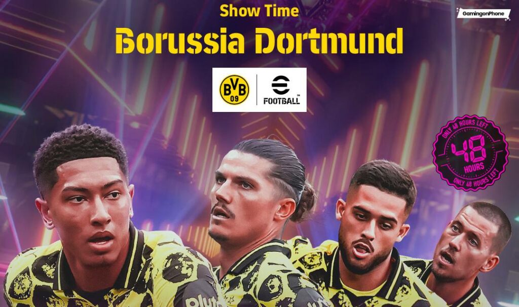 eFootball Show Time card example for a Borussia Dortmund player