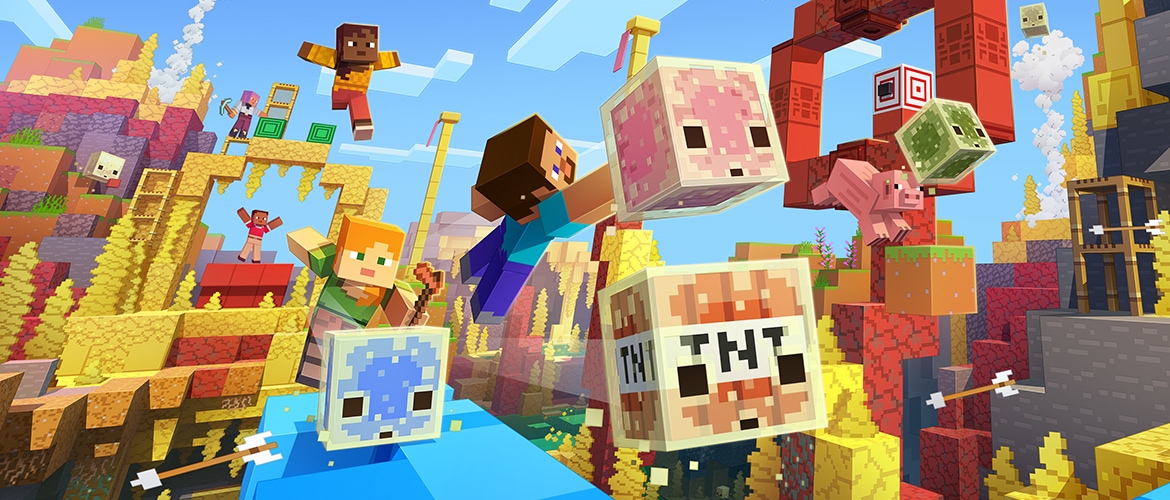 Minecraft Chaos Cubed drop official key art